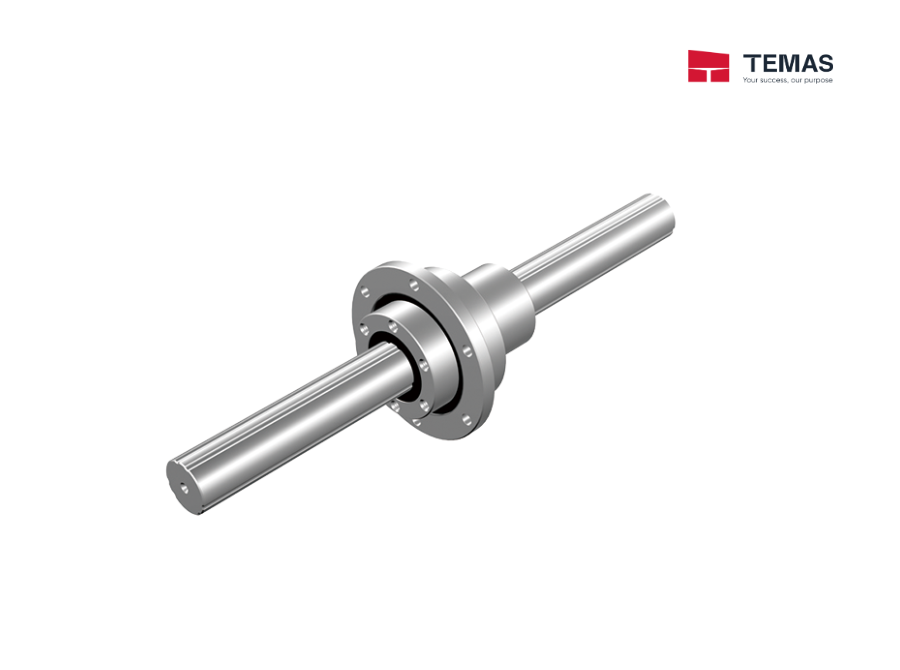 TRỤC SPLINE BI QUAY CÓ VÒNG BI ĐỠ THK